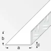 Sale MyTool Riffelblechwinkel 29,5 x 53,6 mm 2,5m blank