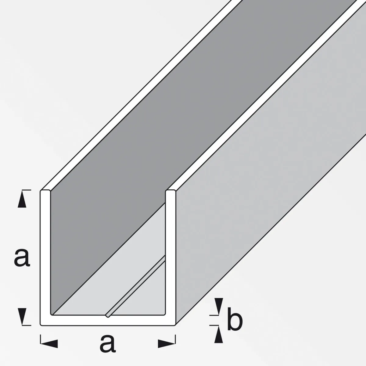 New MyTool U-Profil 11,5 mm 1m blank