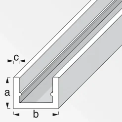 Online MyTool U-Profil 10 x 11,5 x 1,5 cm 2m silber