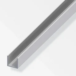 Clearance MyTool U-Profil 8 x 10,1 x 1,3 cm 2m silber