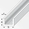 Outlet MyTool U-Profil 10 x 13,5 x 1,5 mm 1m silber