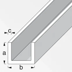 Sale MyTool U-Profil 10 x 18 x 10 mm 1m weiß