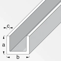 Clearance MyTool U-Profil 20 x 20 x 20 x 1,5 mm 1m kaltgewalzt