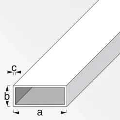 Outlet MyTool Vierkant-Rohr 30 x 20 x 1,5 mm 1m kaltgewalzt