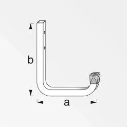 Online MyTool Wandhaken 250 mm verzinkt