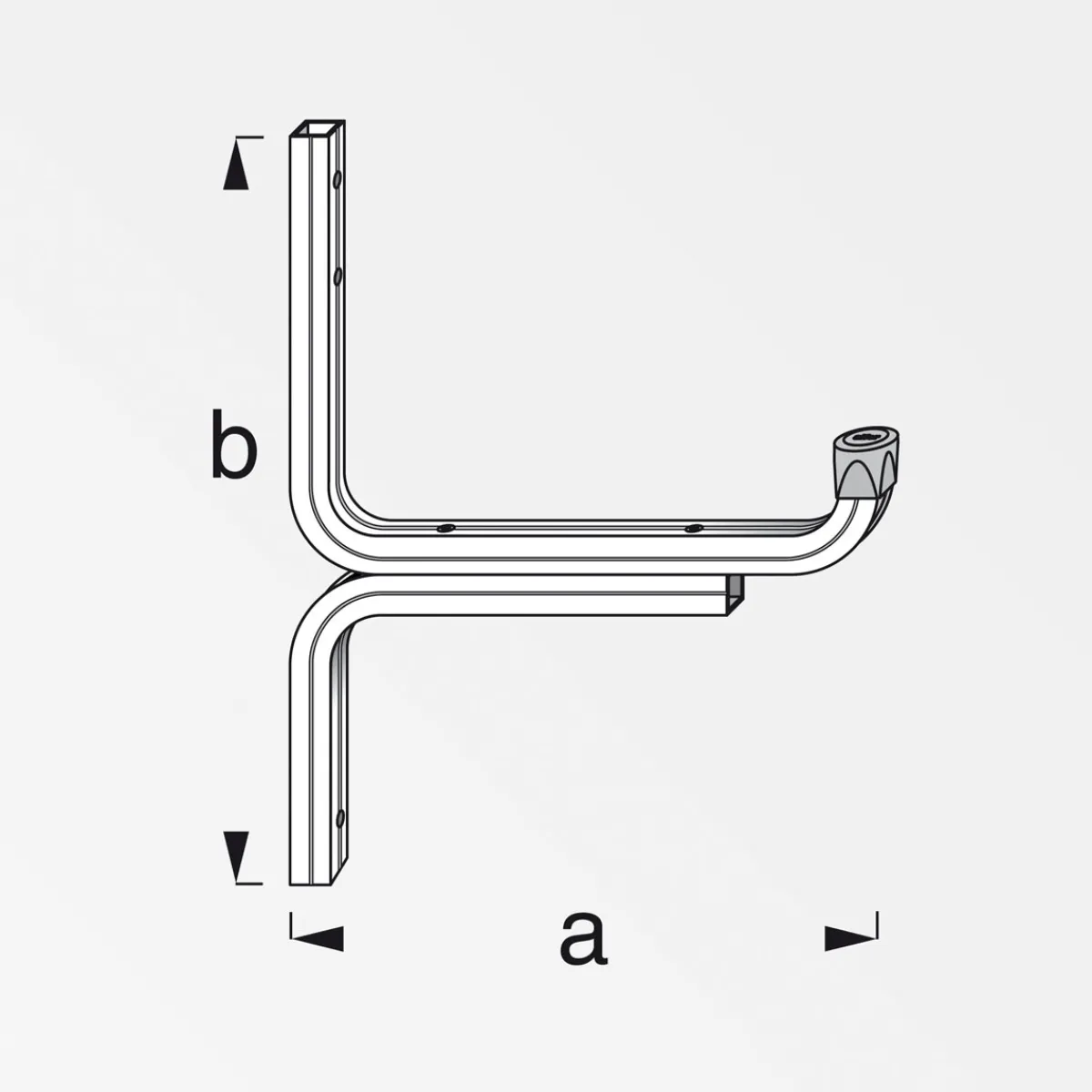 New MyTool Wandhaken 175 x 220 mm blank