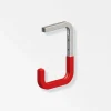 Hot MyTool Wand- und Deckenhaken 150 mm gummiert rot