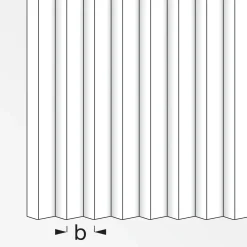 Best MyTool Wellenblech 25 x 50 x 1,5 mm blank