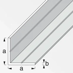 MyTool Winkel 23,5 mm 1m gleichschenklig weiß