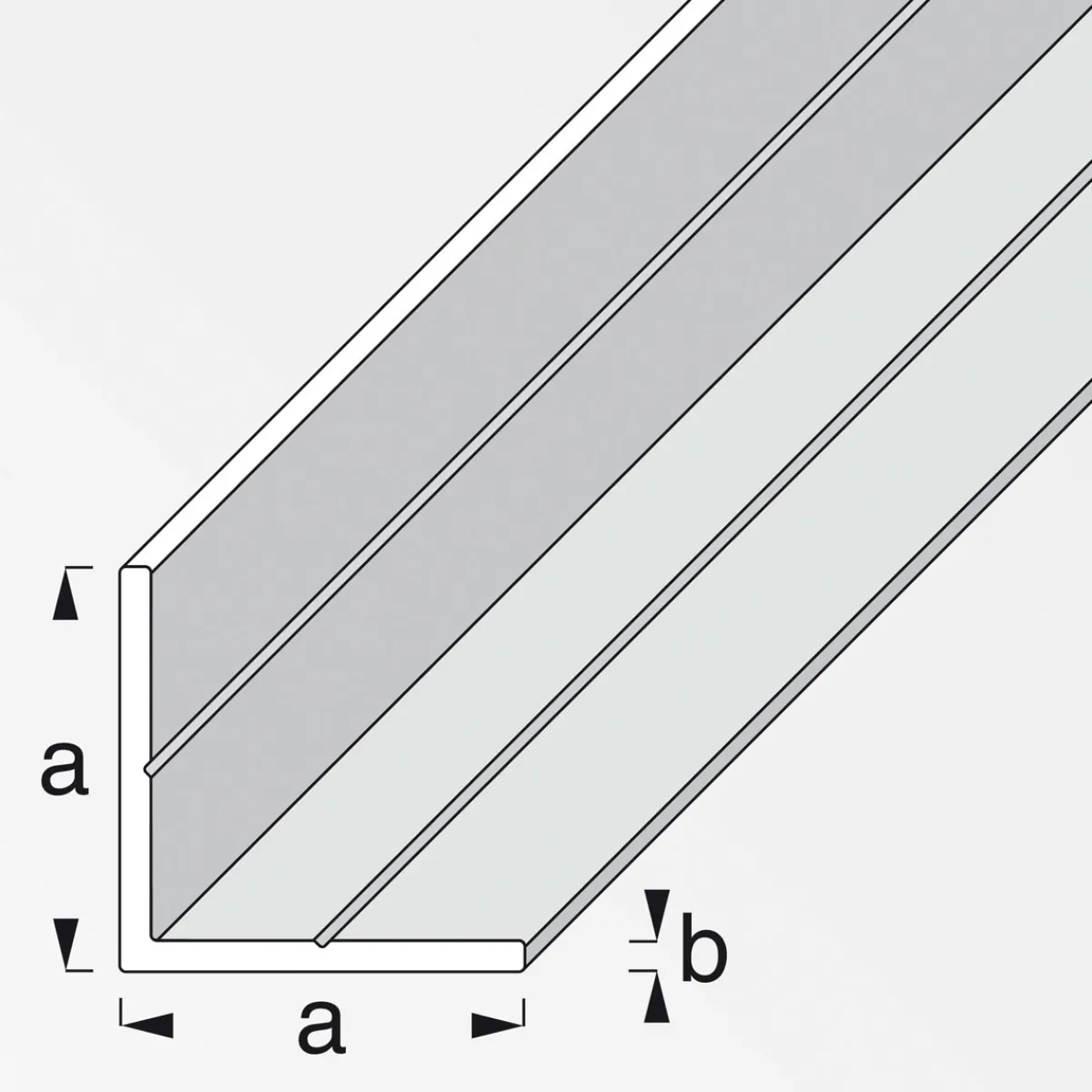 Outlet MyTool Winkel 15,5 mm 1m gleichschenklig weiß