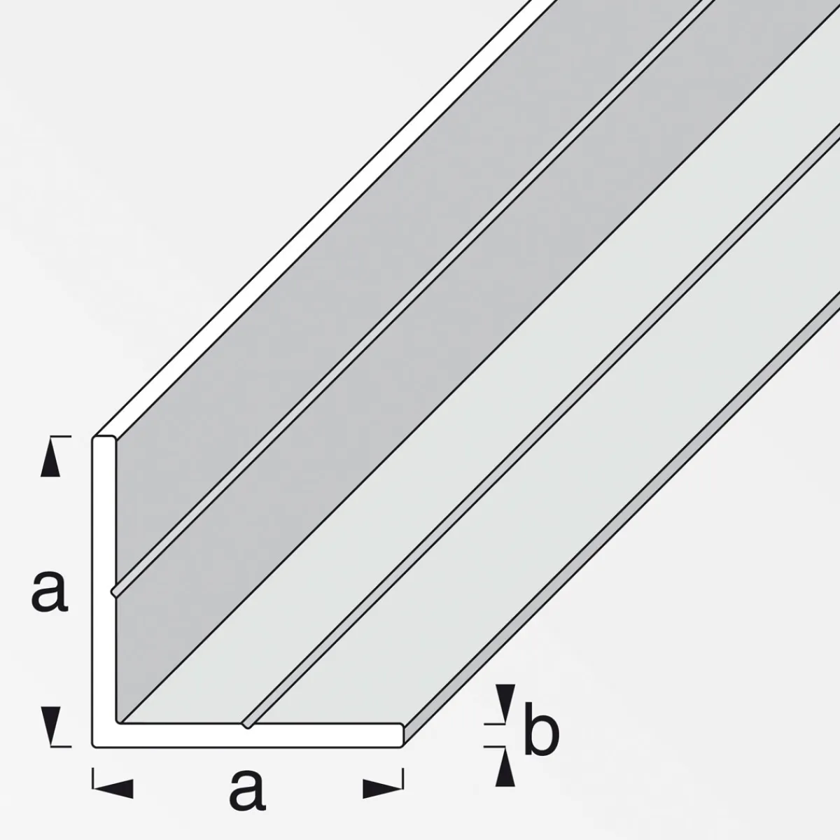 MyTool Winkel 7,5 mm 1m gleichschenklig blank
