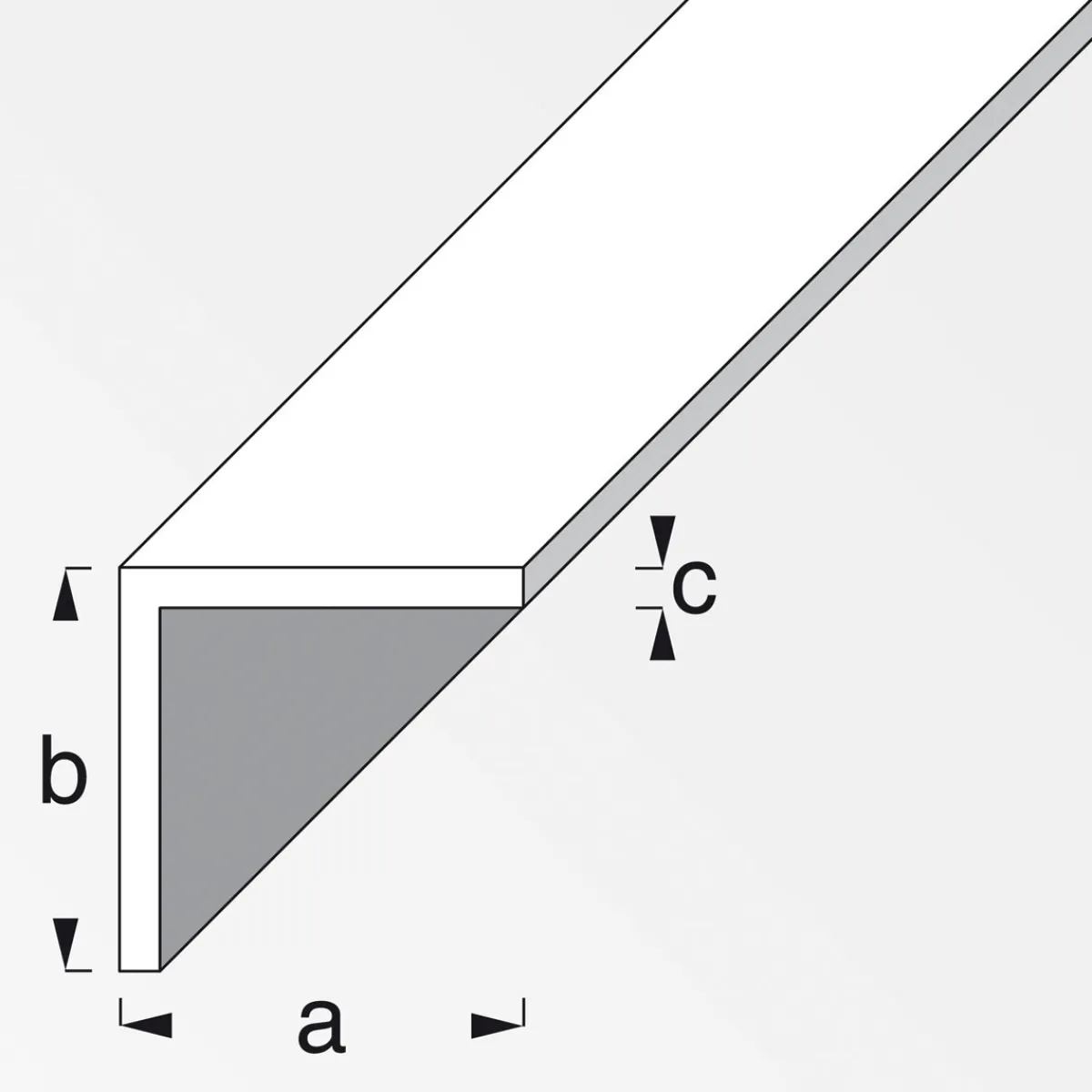 Online MyTool Winkel 50 x 50 cm 1m silber