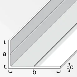 Outlet MyTool Winkel 23,5 x 43,5 mm 2,5m ungleichschenklig weiß
