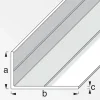 Outlet MyTool Winkel 29,5 x 53,6 mm 2,5m ungleichschenklig blank