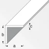 New MyTool Winkel 15 x 15 x 1,2 cm 2m weiß