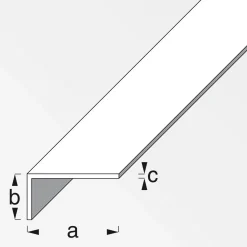 Best MyTool Winkel 20 x 10 x 1,5 mm 1m weiß
