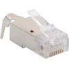 Online Schwaiger Netzwerkstecker 8-8- 2 Stueck CAT 6a/CAT7 silber/grau