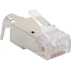 Online Schwaiger Netzwerkstecker 8-8- 2 Stueck CAT 6a/CAT7 silber/grau
