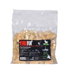Discount FIREFIX Oeko-Anzuendwolle Wachsgetraenkte Holzwolle 1 kg Sack