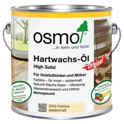 Hot Osmo Hartwachs-Öl Original Farblos Seidenmatt L