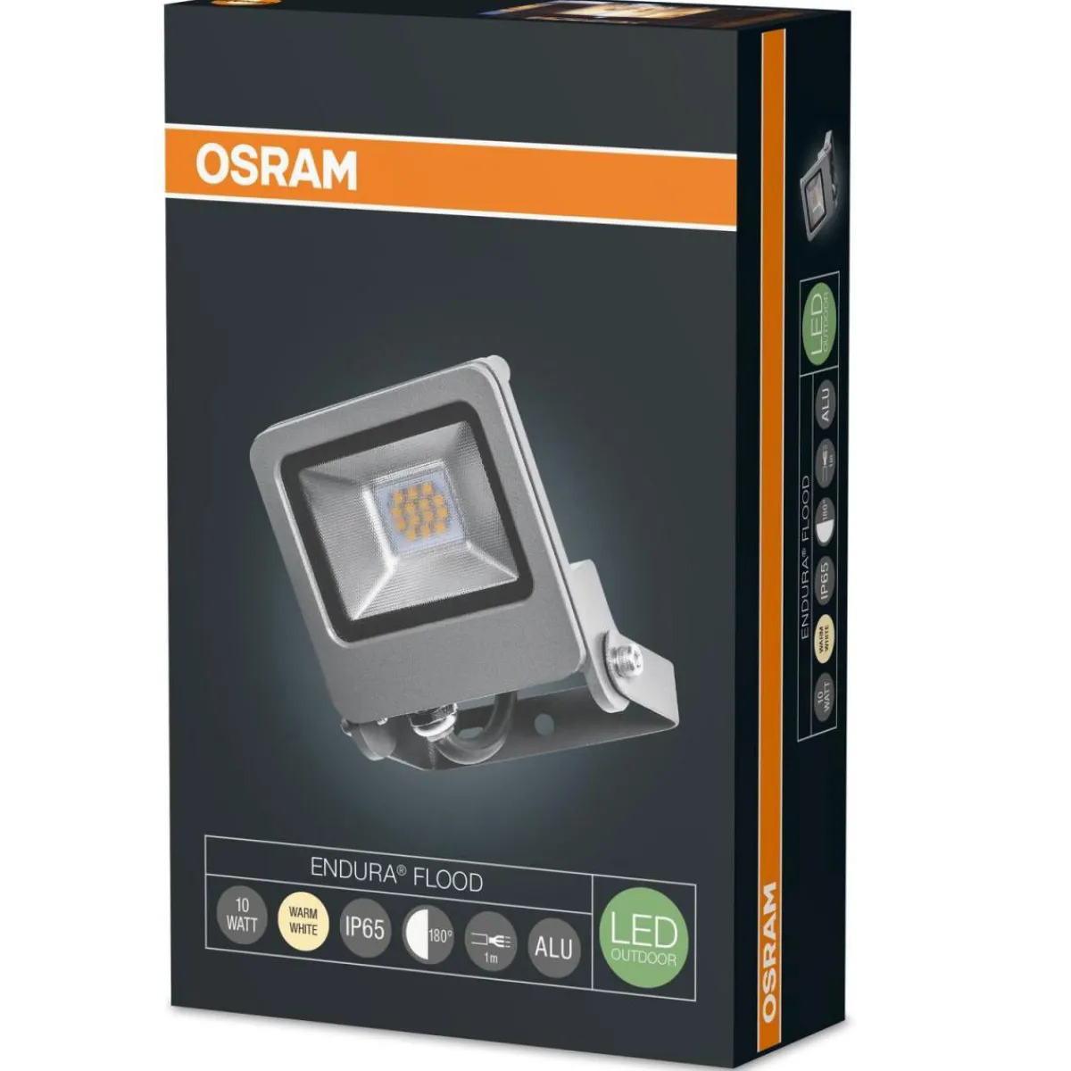 Best Osram LED Strahler Endura Flood 10W grau