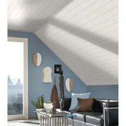 Clearance Paneel Basic Eiche weiß 260 x 15,4 cm