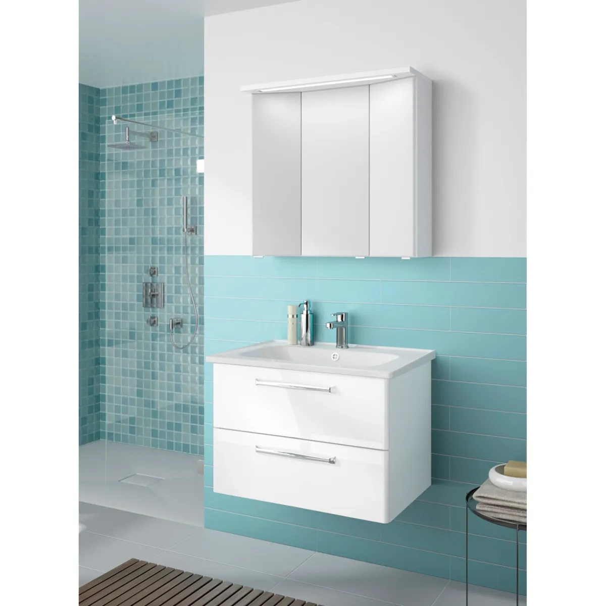 Outlet Pelipal Keramikwaschtisch Trentino rechteckig 79 x 2,5 x 51,4 cm