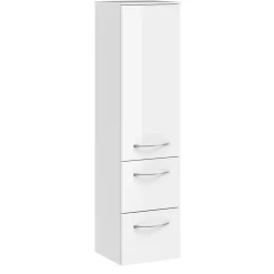 Best Pelipal Midischrank Bari weiß hochglanz Fokus 3057 30 x 142 x 33 cm
