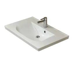 Sale Pelipal Mineralmarmor-Waschtisch Trentino weiß 51 x 80 x 3,5 cm