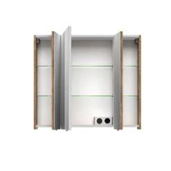 Discount Pelipal Spiegelschrank Asti braun 82 x 1,6 x 26,5 cm