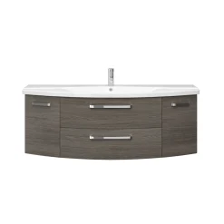 Clearance Pelipal Waschtischunterschrank Asti grau Fokus 4010 140 x 49,2 x 48 cm