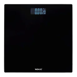 Best Wenko Personenwaage LED 28x28cm, schwarz