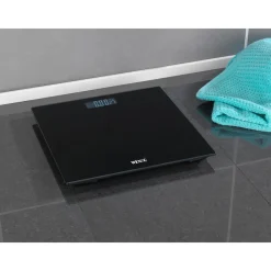 Best Wenko Personenwaage LED 28x28cm, schwarz