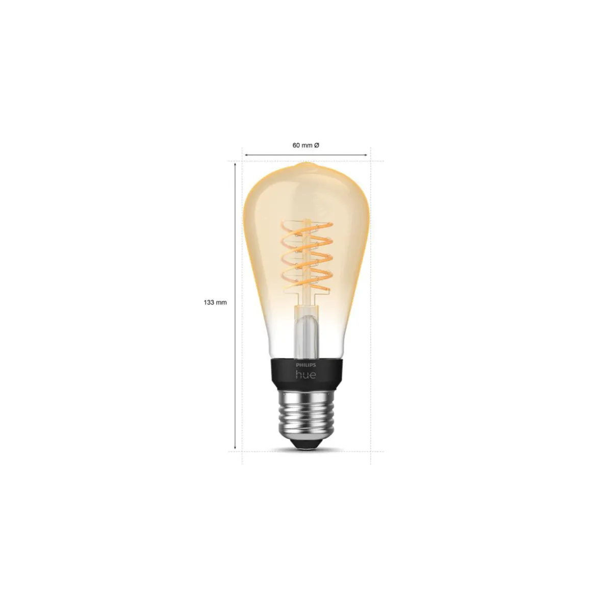 Hot Philips Hue LED-Edison-Leuchtmittel White Filament E27 7W