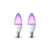 New Philips Hue LED-Kerze White und Color 5,3W 2 Stück