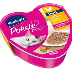 Outlet Vitakraft Poésie Sauce Huhn und Gartengemüse 85g Schale