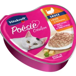 Best Vitakraft Poésie Sauce Pute und Käse 85g Schale