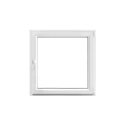 Discount PVC Fenster 71 3-fach Glas 0800/0600RS1flg. DK weiss/weiss