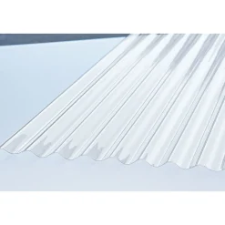 Discount PVC-Wellpappe Sinus transparent 200 x 90 cm
