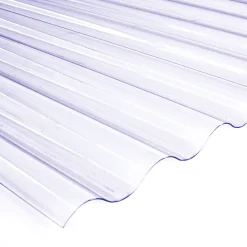 Discount PVC-Wellpappe Sinus transparent 200 x 90 cm