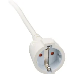 Brennenstuhl Qualitaets-Verlaengerungskabel mitFlachstecker m H05VV-FG1,5 weiss