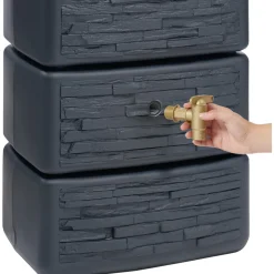 Clearance 4rain Wandtank SLIM STONE 330 L