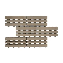 Outlet Lusit Rasengitterstein ECO City40x20x8cm grau mit Microfase