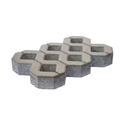 Sale Lusit Rasengitter 60x40x8 cm grau mit Fase