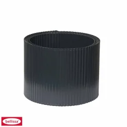 Best Rasenkante kleine Welle anthrazit 500x14 cm