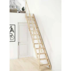 Online Dolle Raumspartreppe Kiel Fichte, 12 Stufeninkl. Gelaender GH bis 283,5 cm