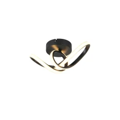 Online Reality LED Deckenleuchte RUSA schwarz