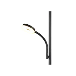 Hot Reality LED Stehleuchte SPECTER schwarz mit Lesearm