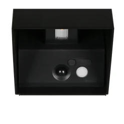 Clearance Reality LED Wandleuchte GENIE schwarz eckig