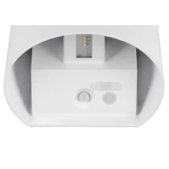 New Reality LED Wandleuchte GENIE weiß halbrund